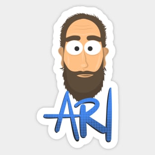 Ari Shaffir - Stand-Up Comedian Simple Illustration Sticker